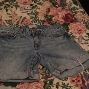 Jean shorts from areopostale